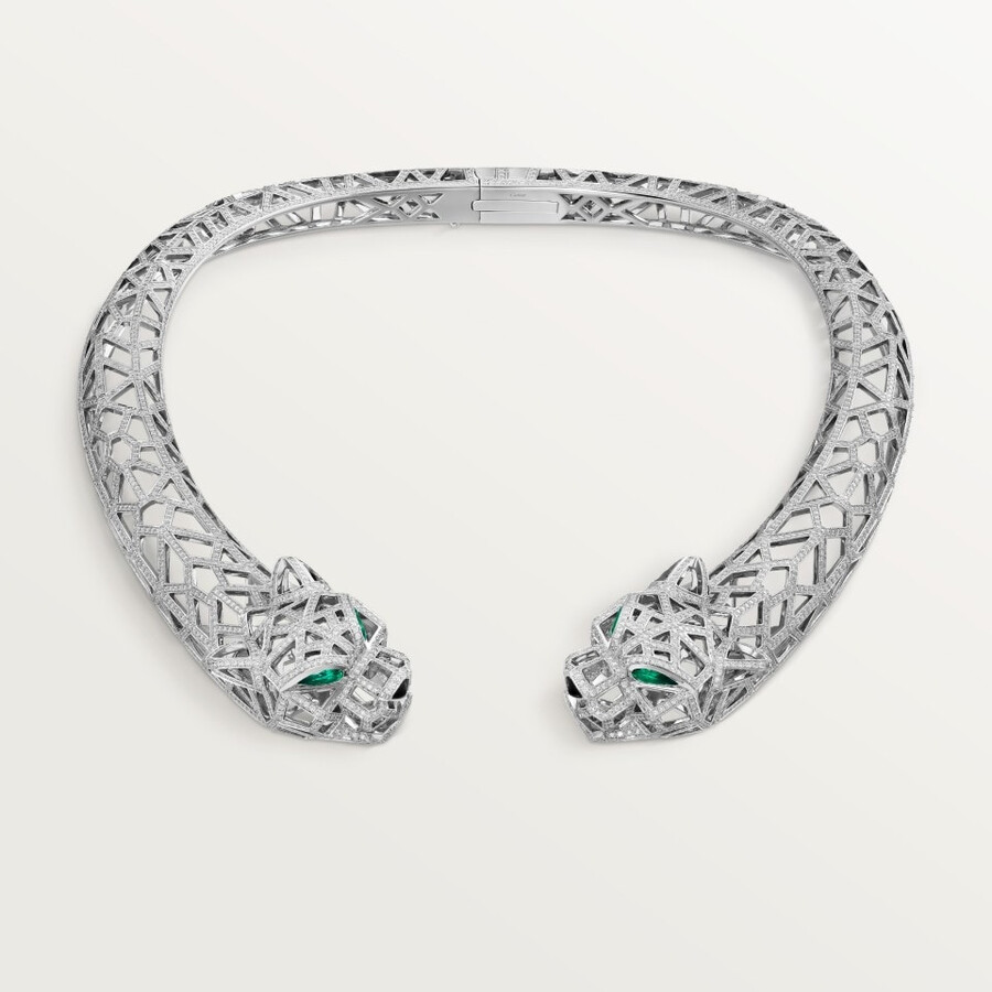 panthère de cartier-halskette gepflastert