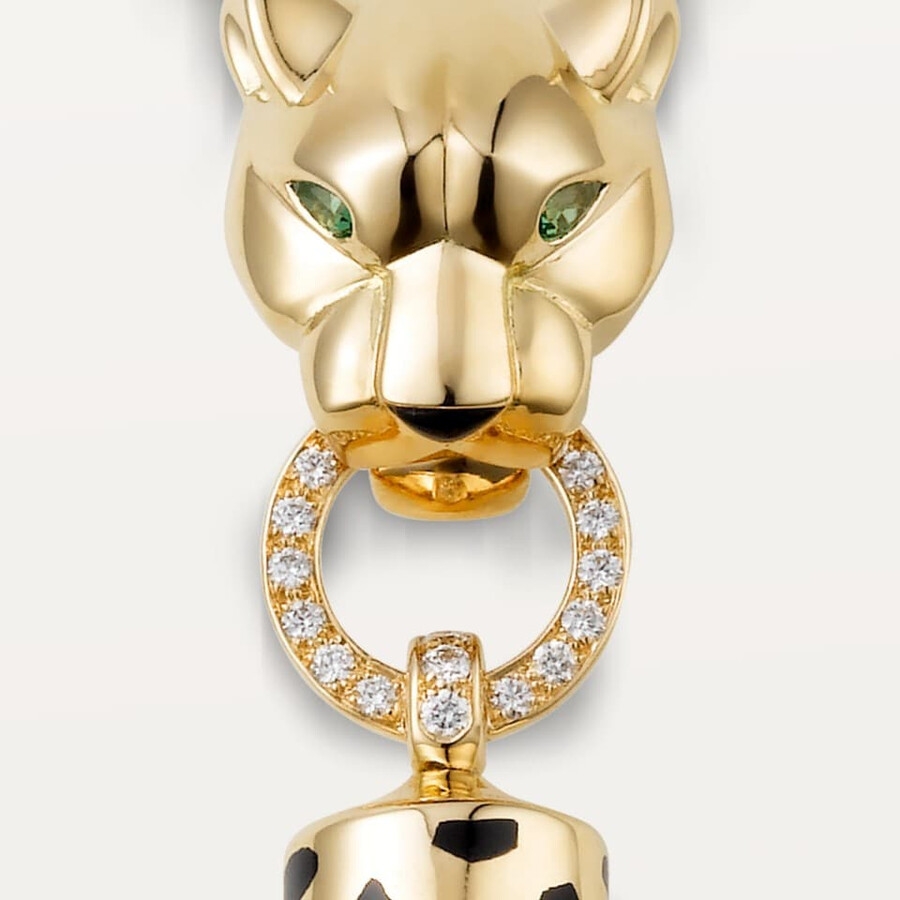 panthère de cartier lange halskette diamanten
