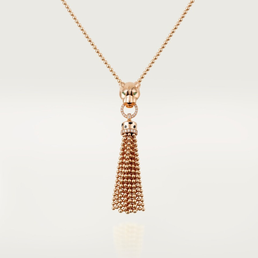 panthère de cartier lange halskette diamanten