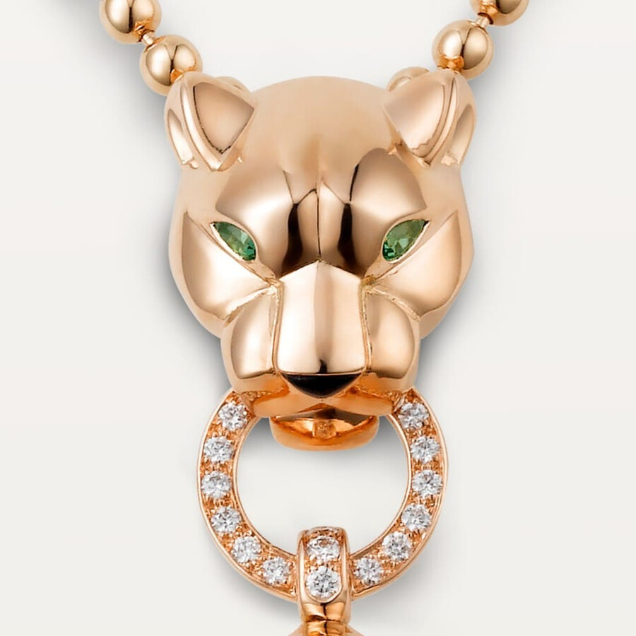 panthère de cartier lange halskette diamanten
