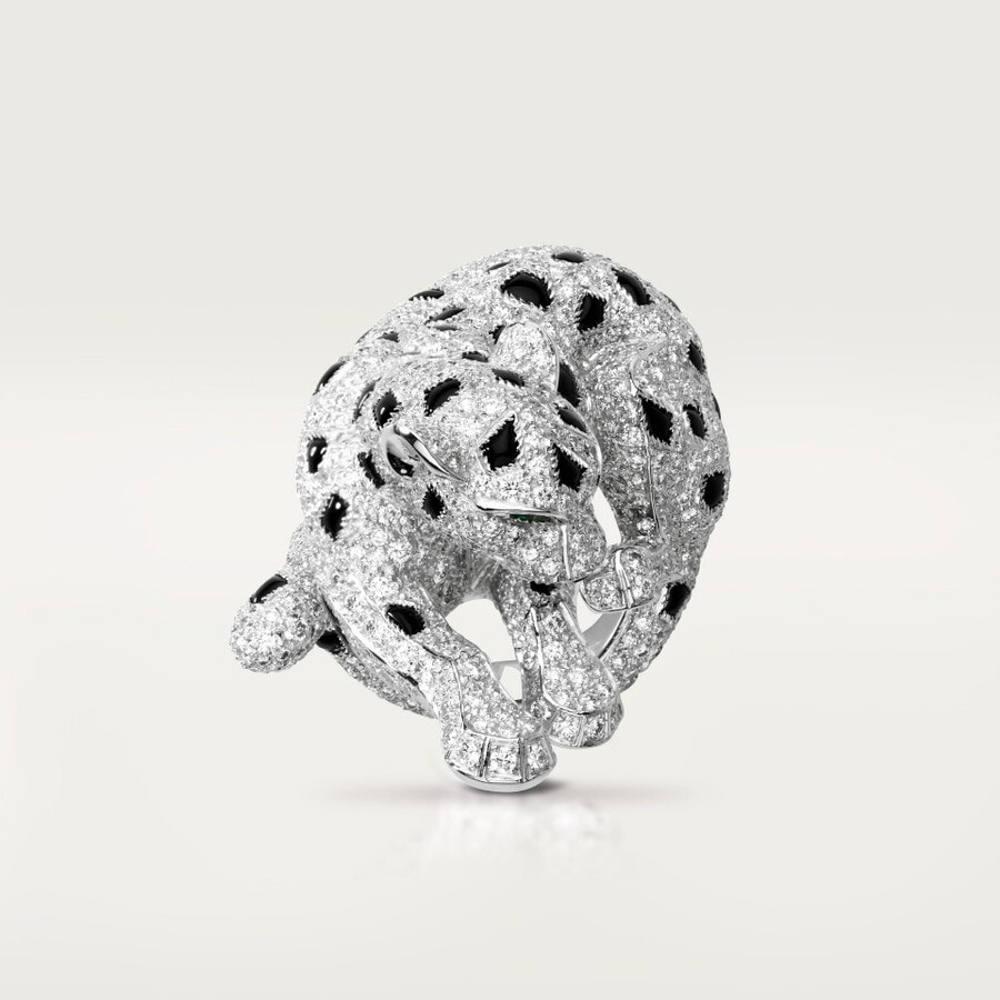 cartier panthère ring mit pavé-fassung
