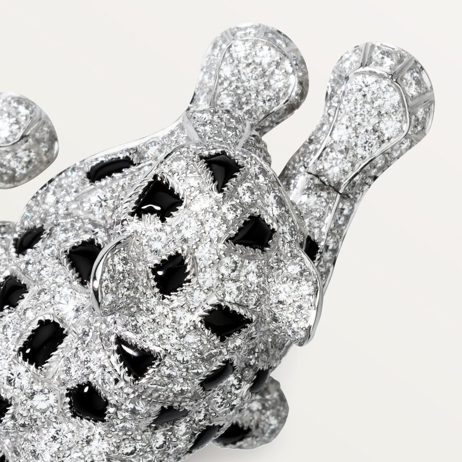 cartier panthère ring mit pavé-fassung