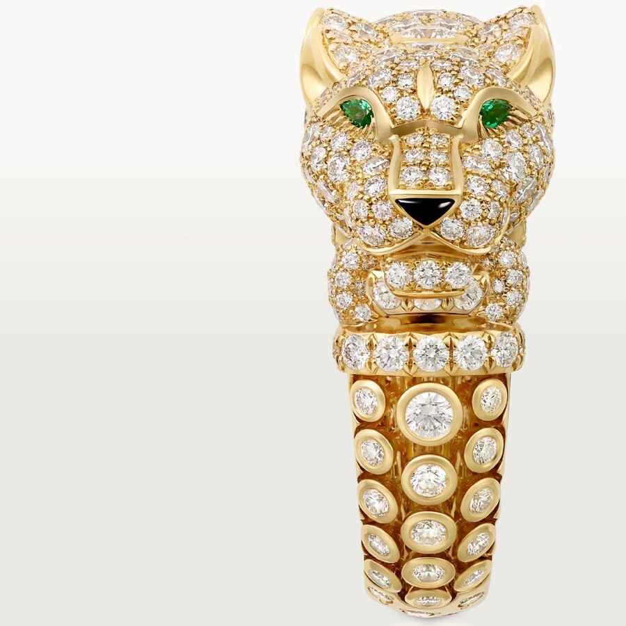 cartier panthère ring mit pavé-fassung