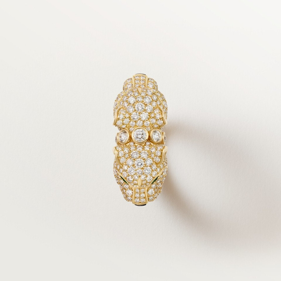 cartier panthère ring mit pavé-fassung