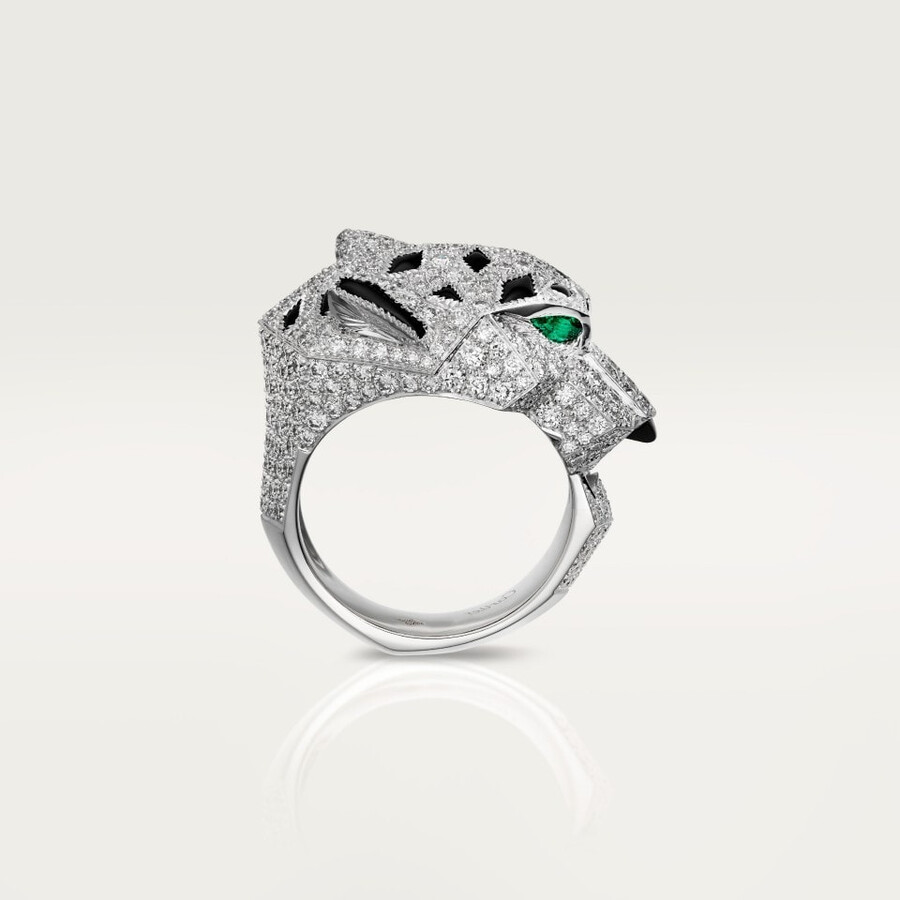 cartier panthère ring mit pavé-fassung