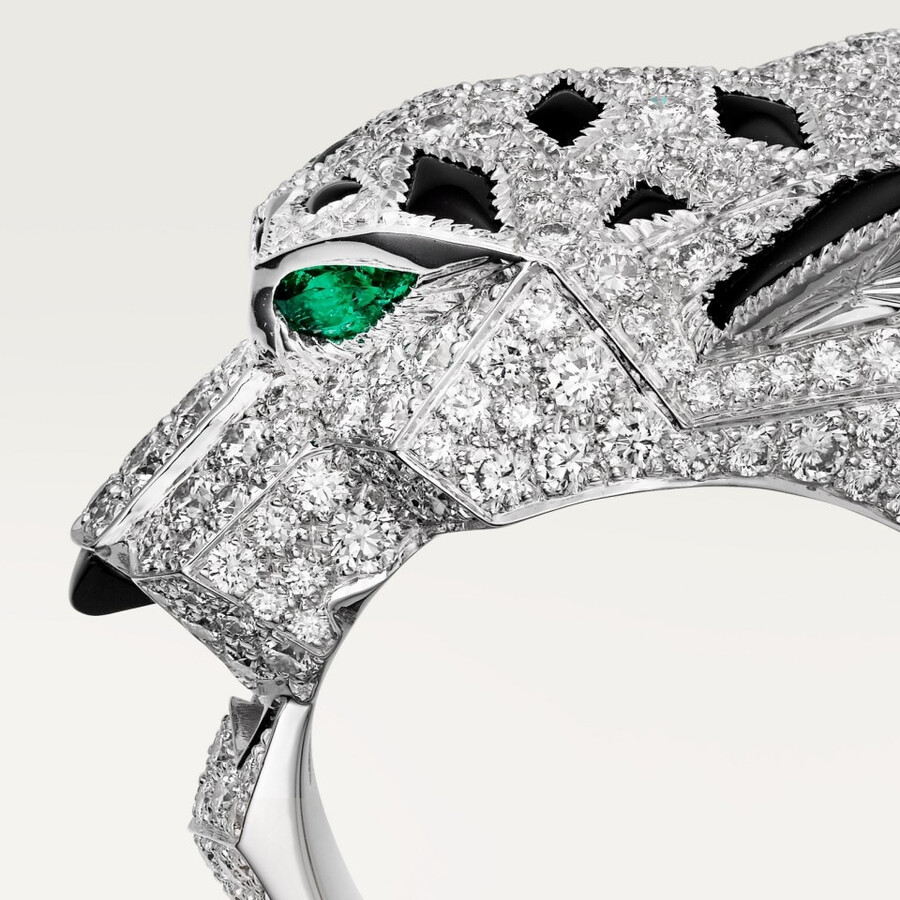 cartier panthère ring mit pavé-fassung