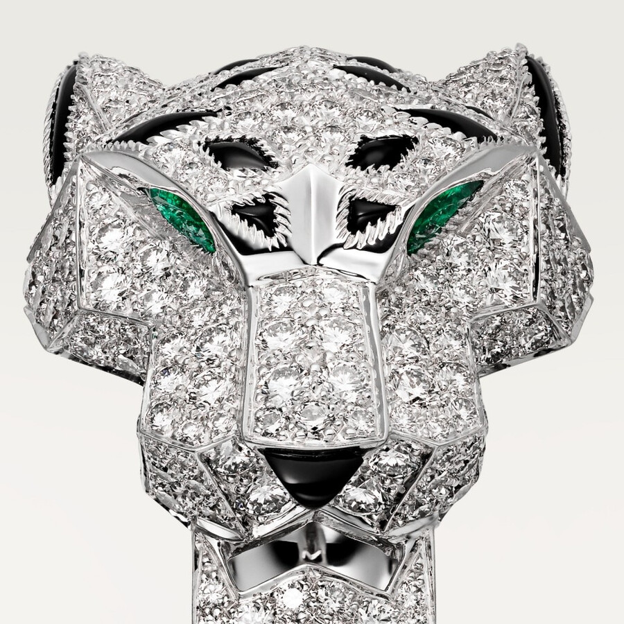 cartier panthère ring mit pavé-fassung