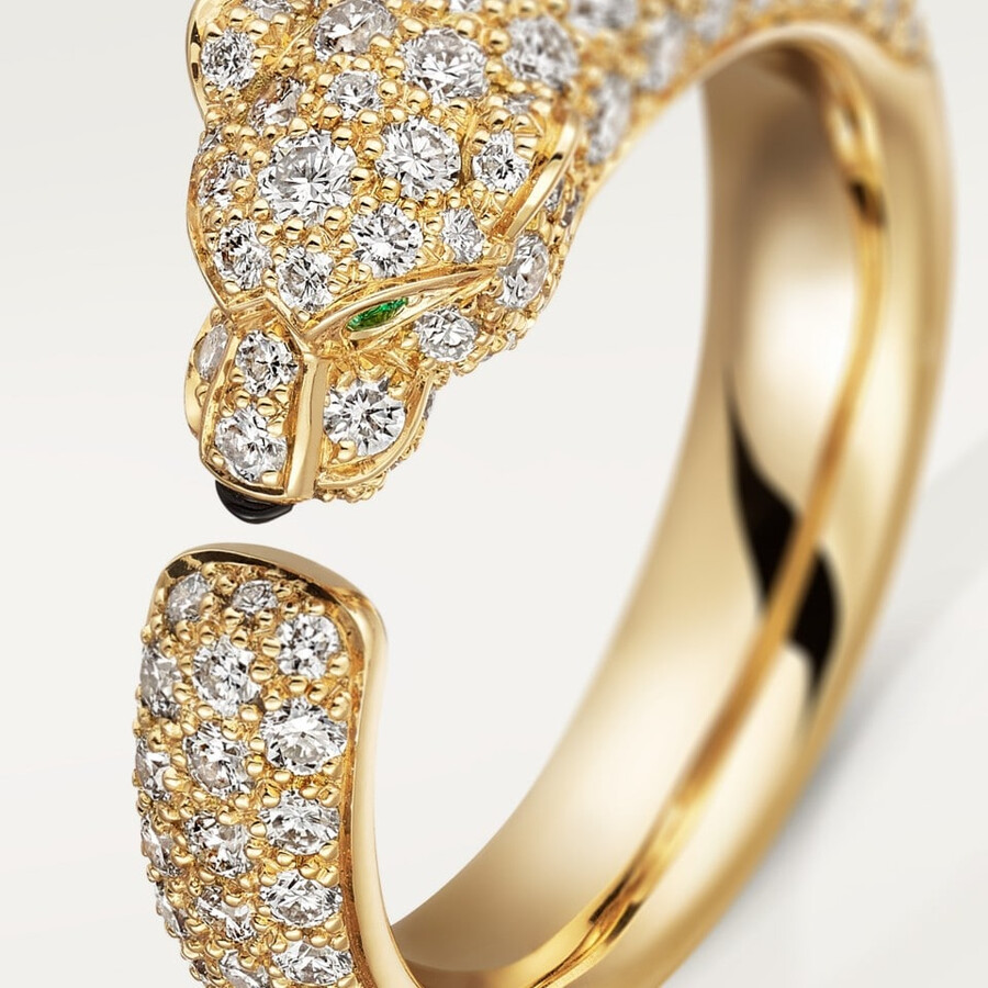 panthère de cartier ring kleines modell pavé