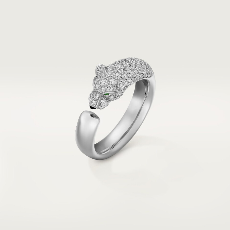 panthère de cartier ring kleines modell halbpavé