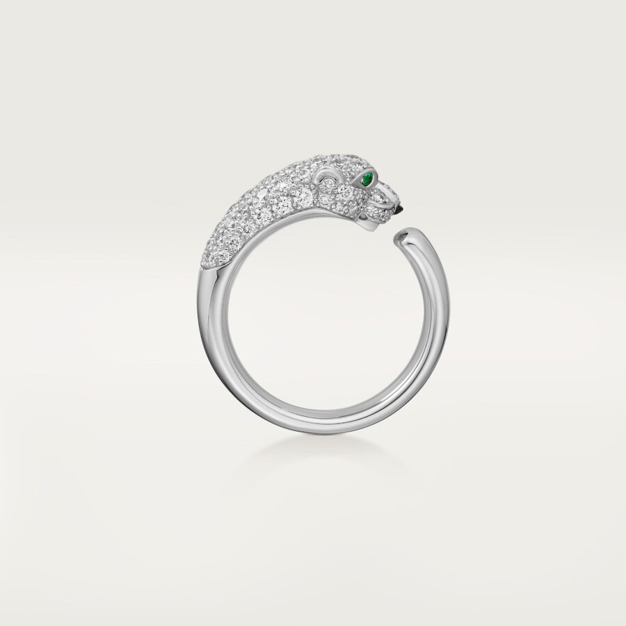 panthère de cartier ring kleines modell halbpavé