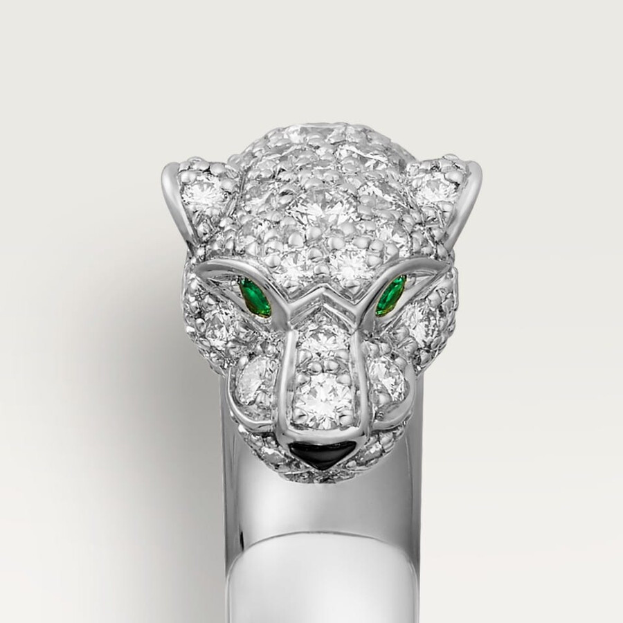 panthère de cartier ring kleines modell halbpavé