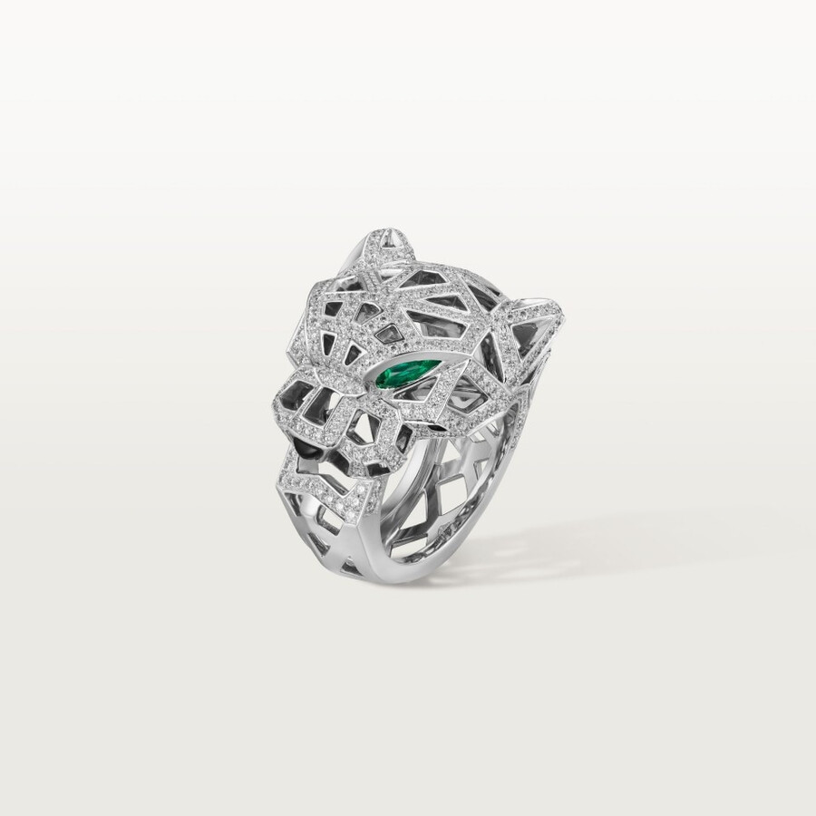 cartier panthère ring mit pavé-fassung
