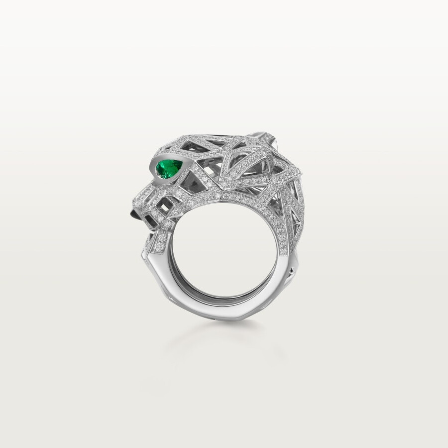 cartier panthère ring mit pavé-fassung
