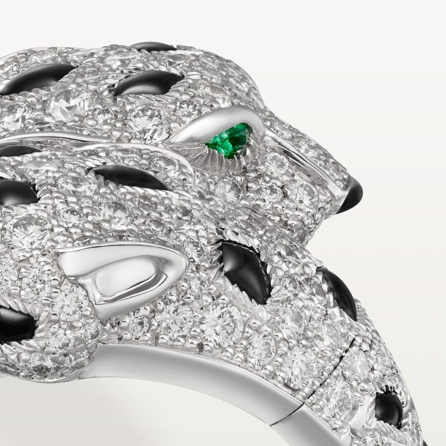 panthère de cartier-ring gegliedert gepflastert