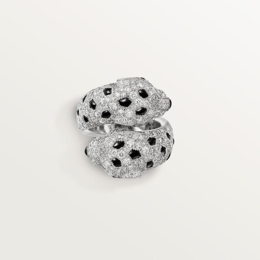 panthère de cartier-ring gegliedert gepflastert