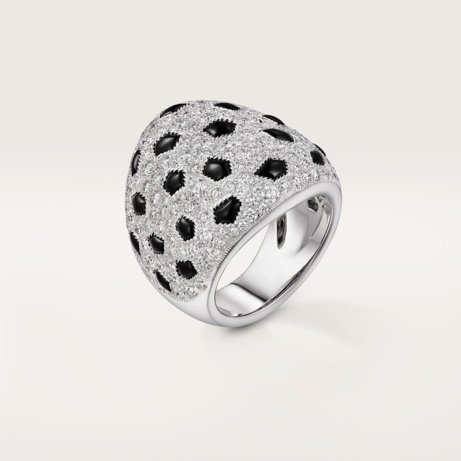 cartier panthère ring mit pavé-fassung