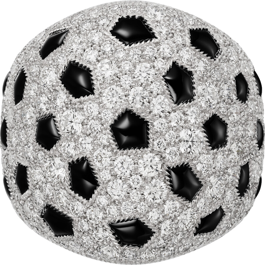 cartier panthère ring mit pavé-fassung
