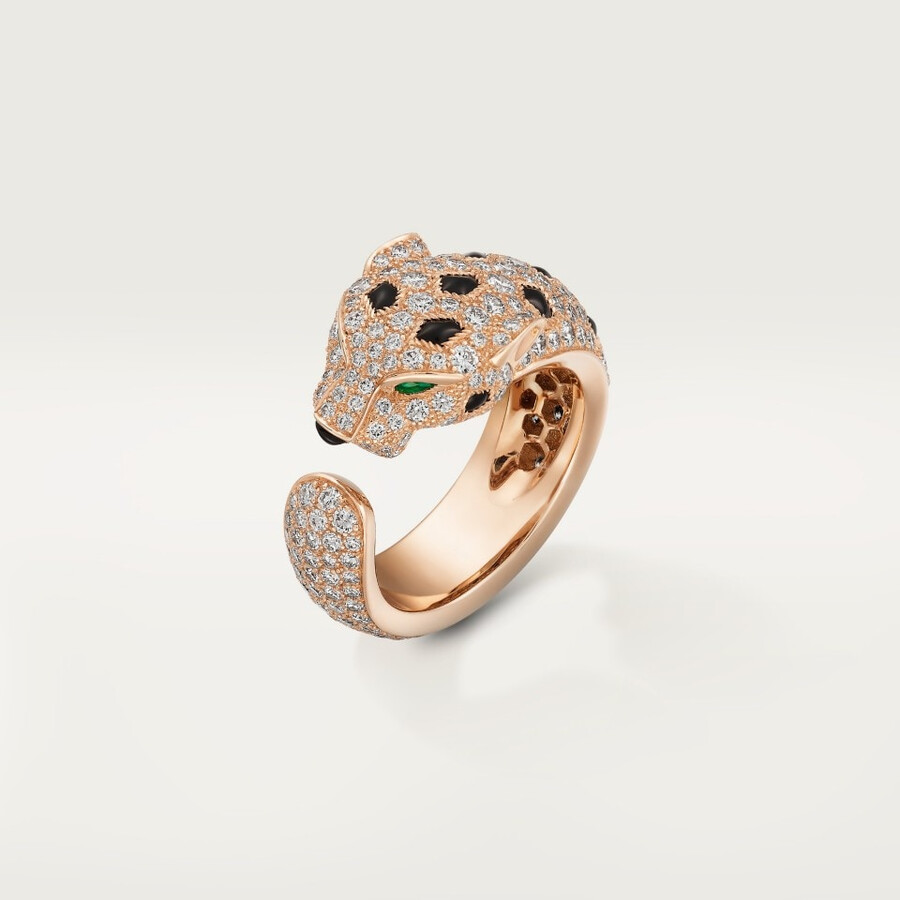 panthère de cartier-ring mittleres modell pavé