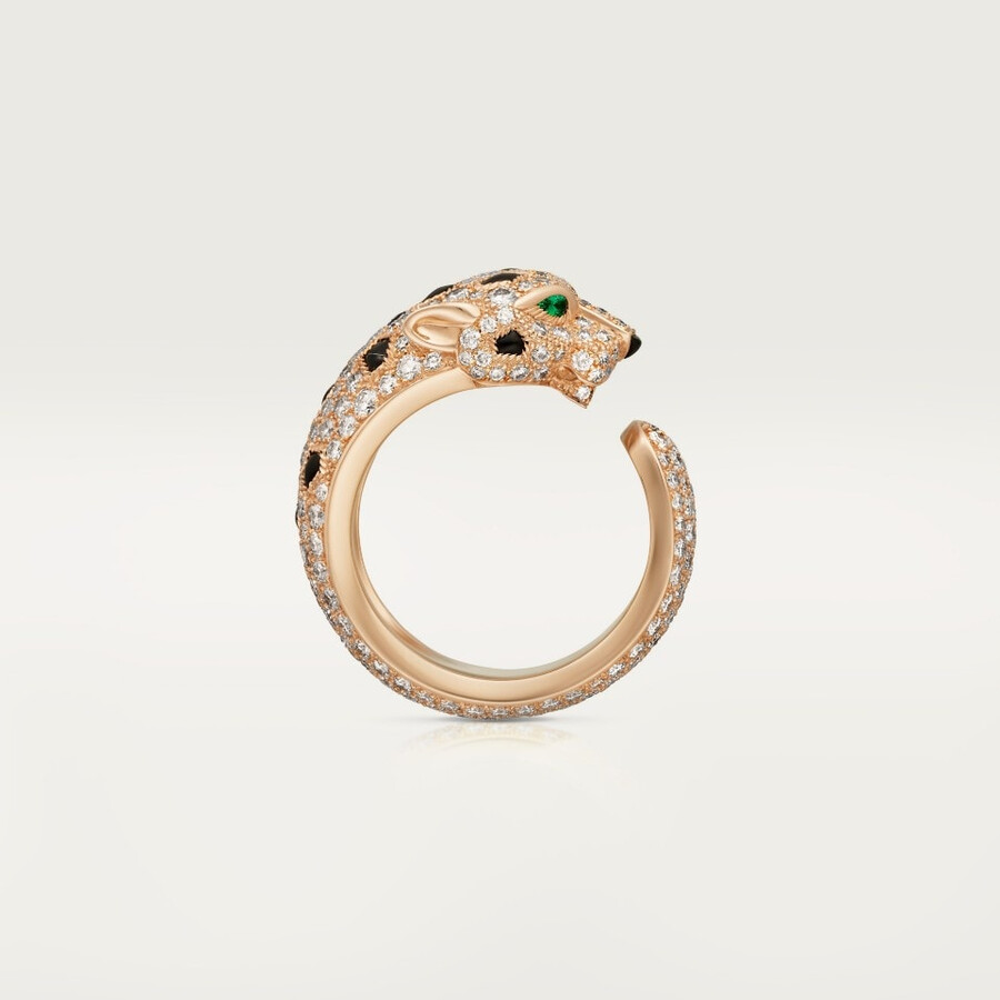 panthère de cartier-ring mittleres modell pavé