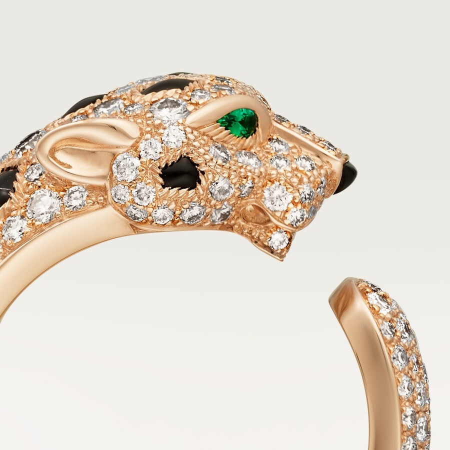 panthère de cartier-ring mittleres modell pavé