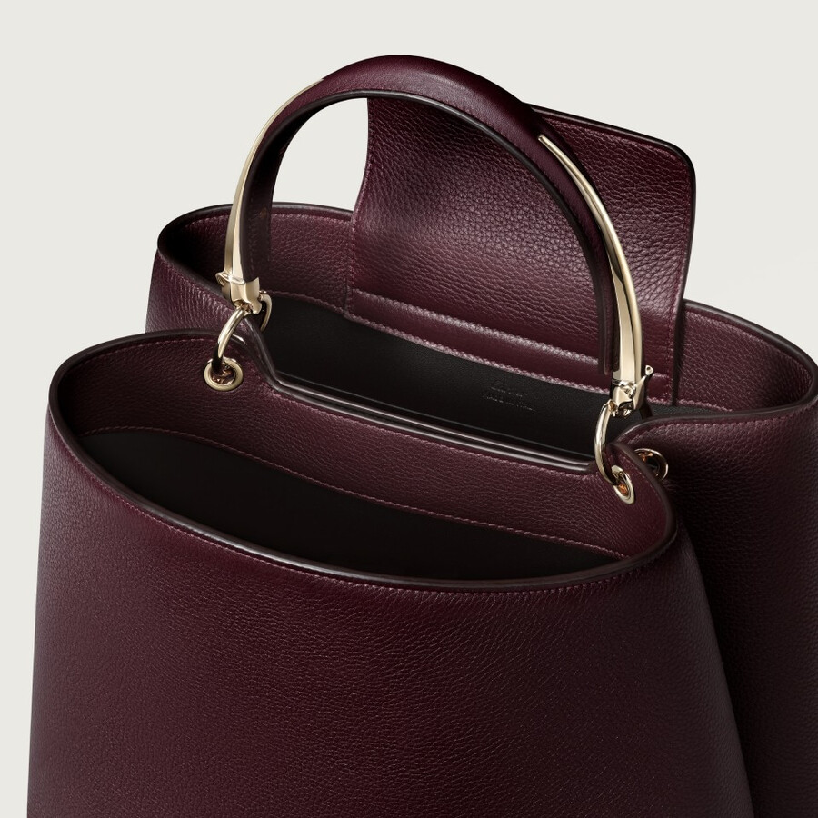 mittelgroße henkeltasche panther double
