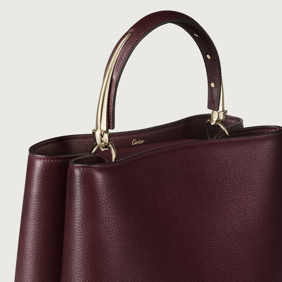 mittelgroße henkeltasche panther double