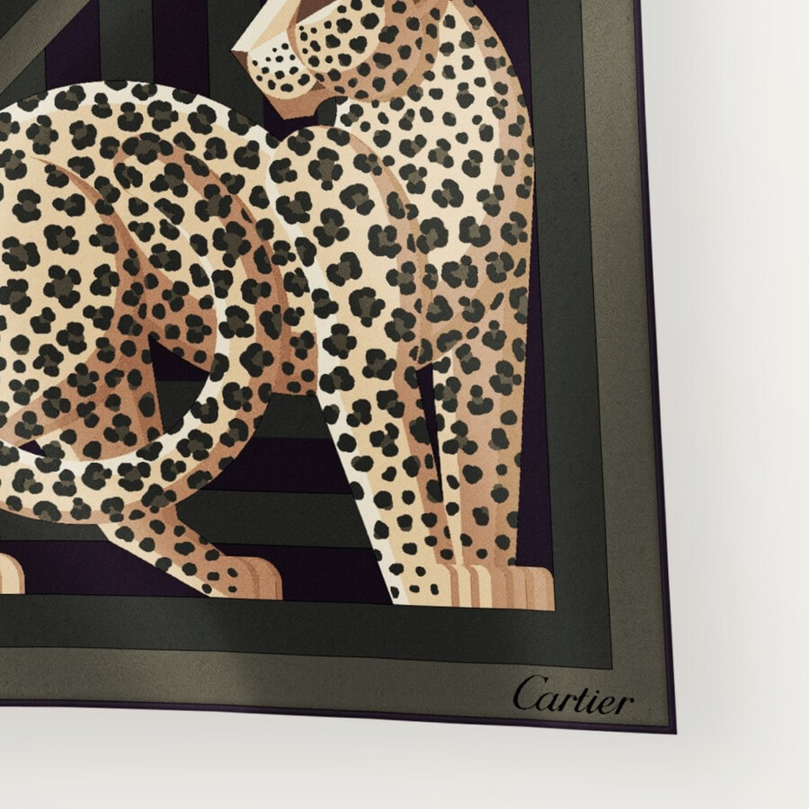 90er schal panthère illusion