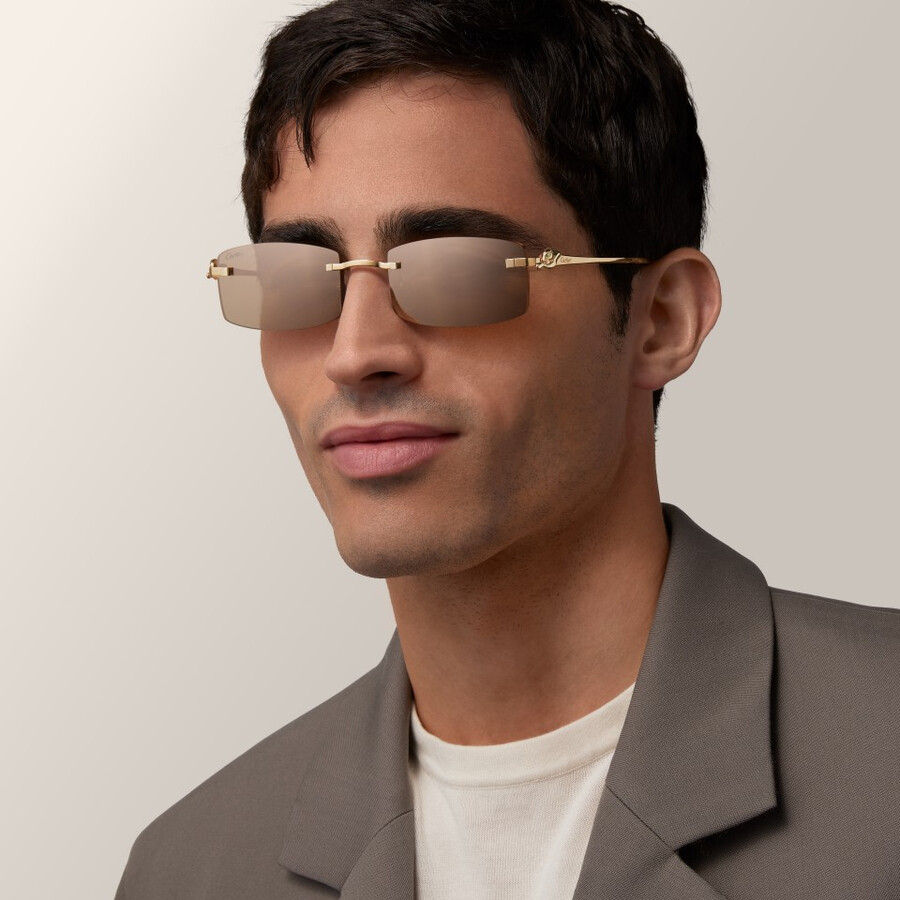 panthère de cartier kostbare sonnenbrille