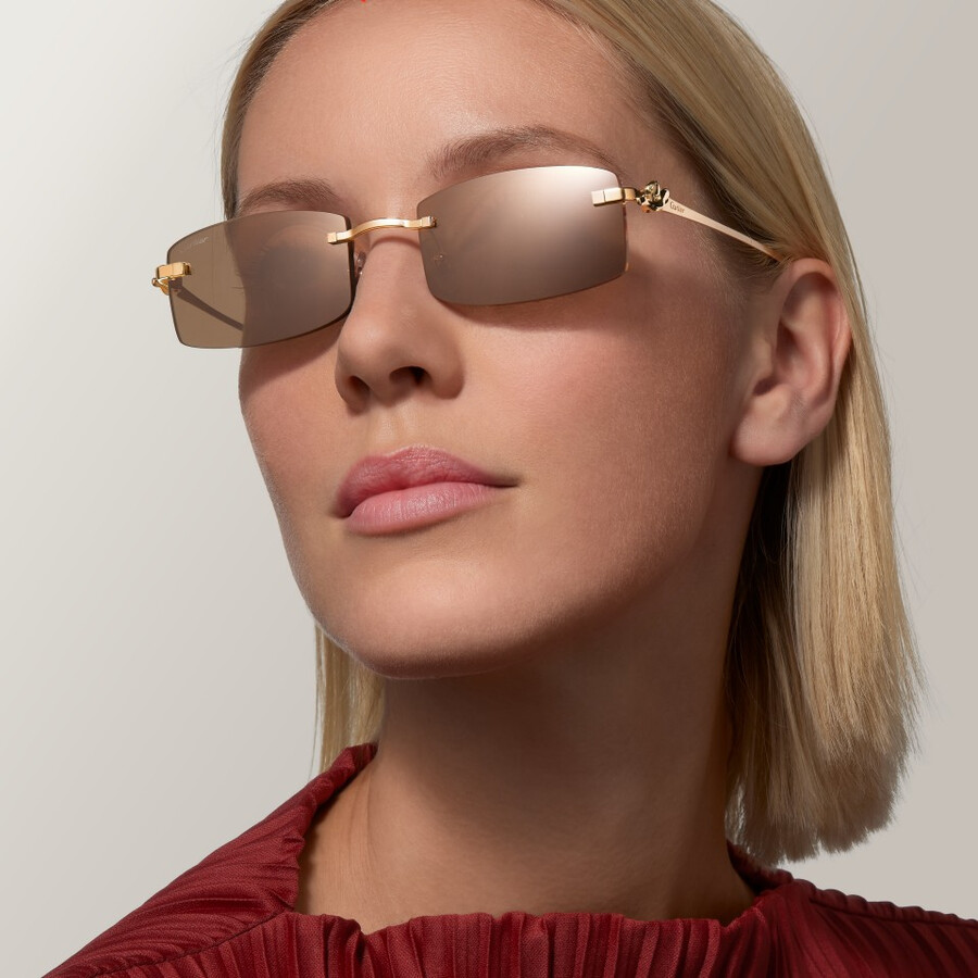 panthère de cartier kostbare sonnenbrille