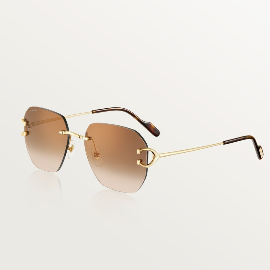 sonnenbrille klassisches c de cartier-motiv