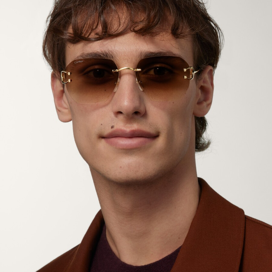 sonnenbrille klassisches c de cartier-motiv