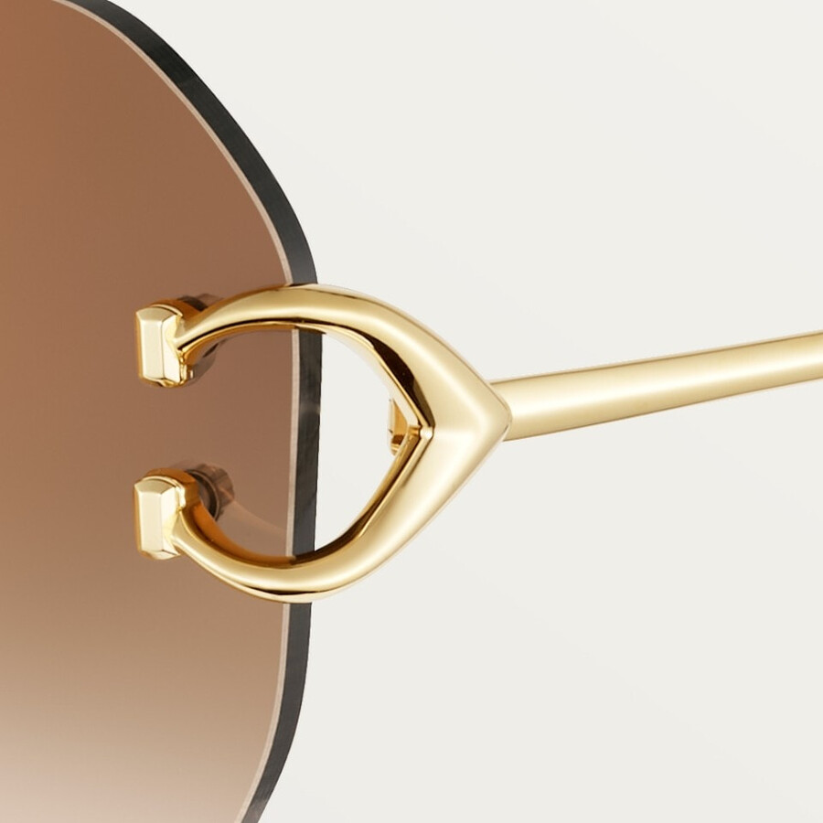 sonnenbrille klassisches c de cartier-motiv