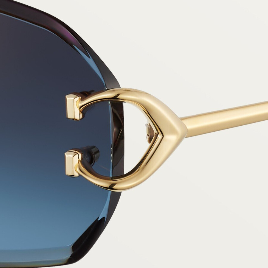 sonnenbrille klassisches c de cartier-motiv