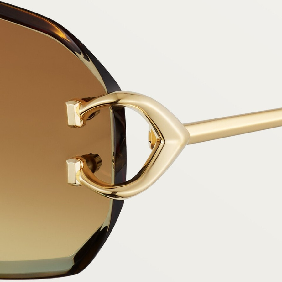 sonnenbrille klassisches c de cartier-motiv