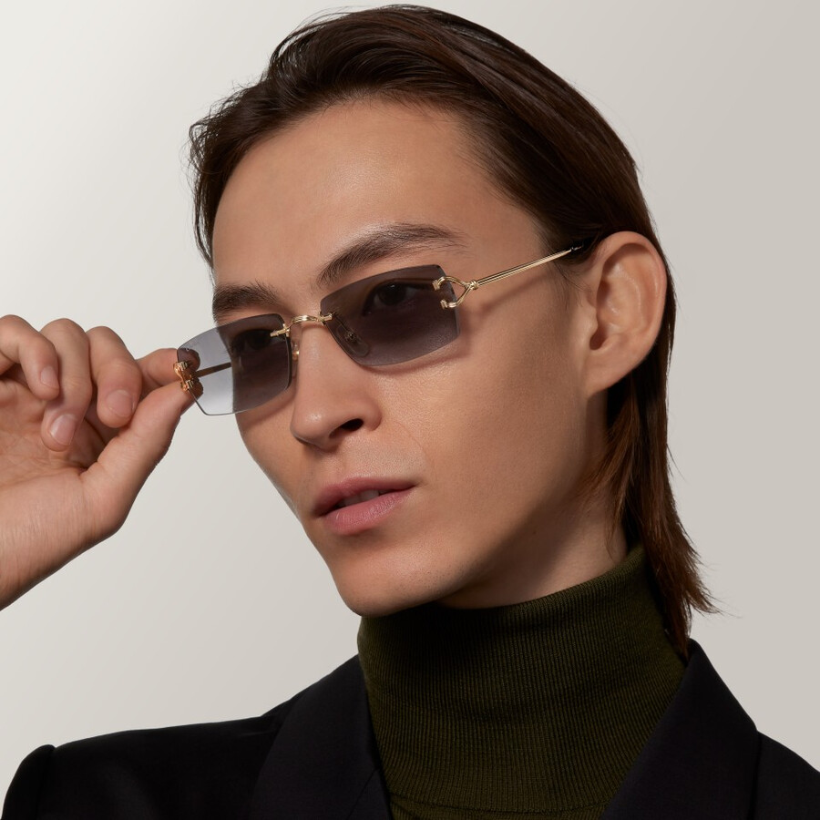 sonnenbrille klassisches c de cartier-motiv