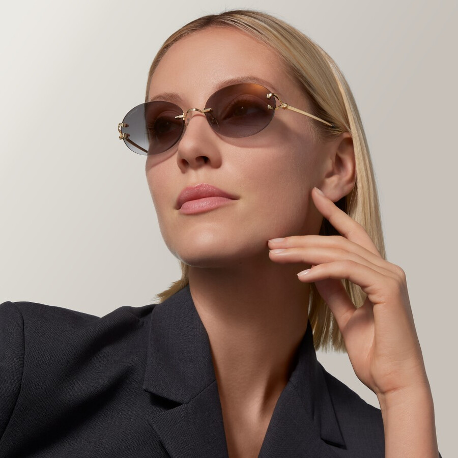 sonnenbrille klassisches c de cartier-motiv