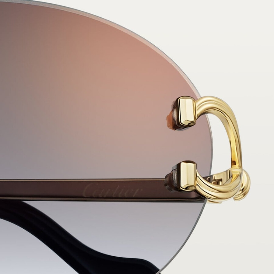 sonnenbrille klassisches c de cartier-motiv
