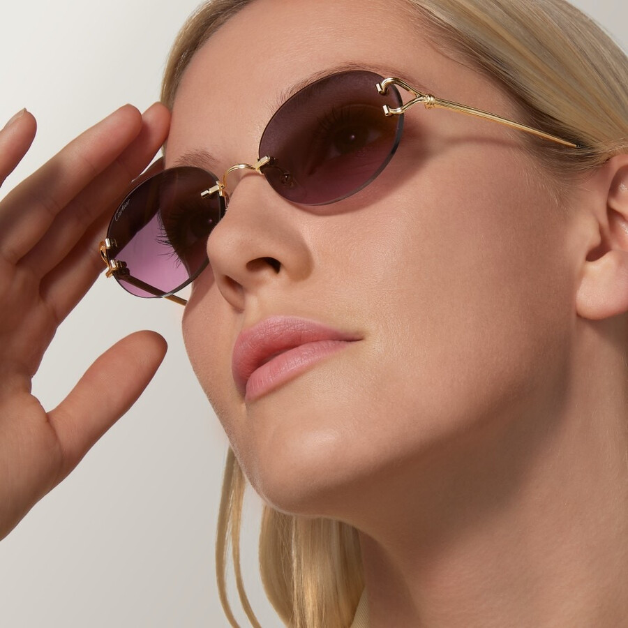 sonnenbrille klassisches c de cartier-motiv
