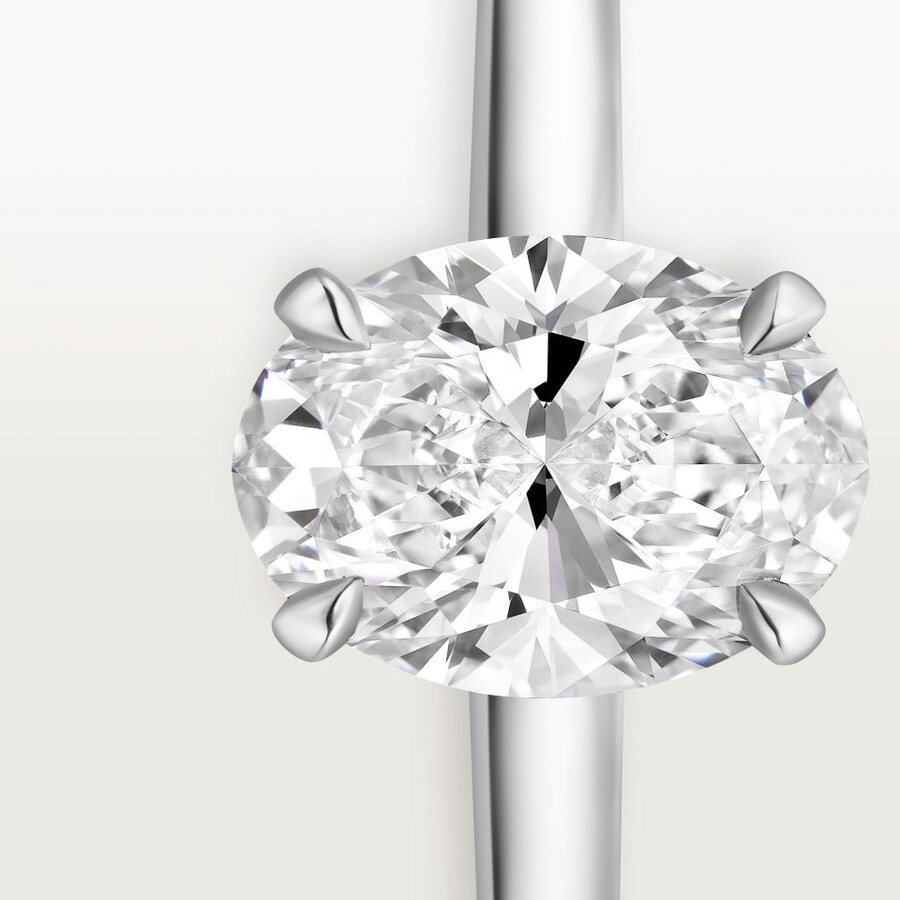 solitärring aus dem jahr 1895 ovaler diamant