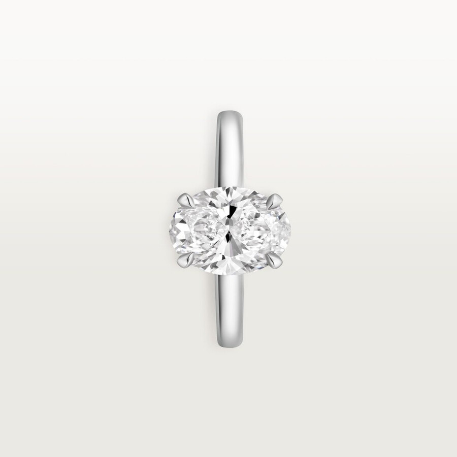 solitärring aus dem jahr 1895 ovaler diamant