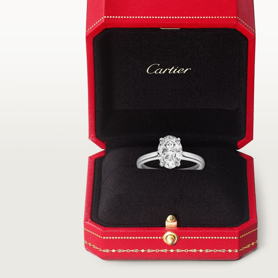 solitärring aus dem jahr 1895 ovaler diamant
