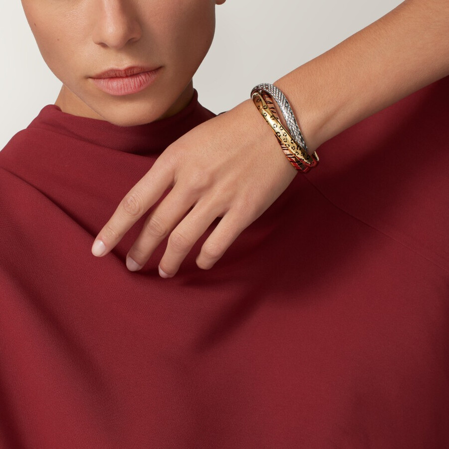 trinity-armband lack diamanten