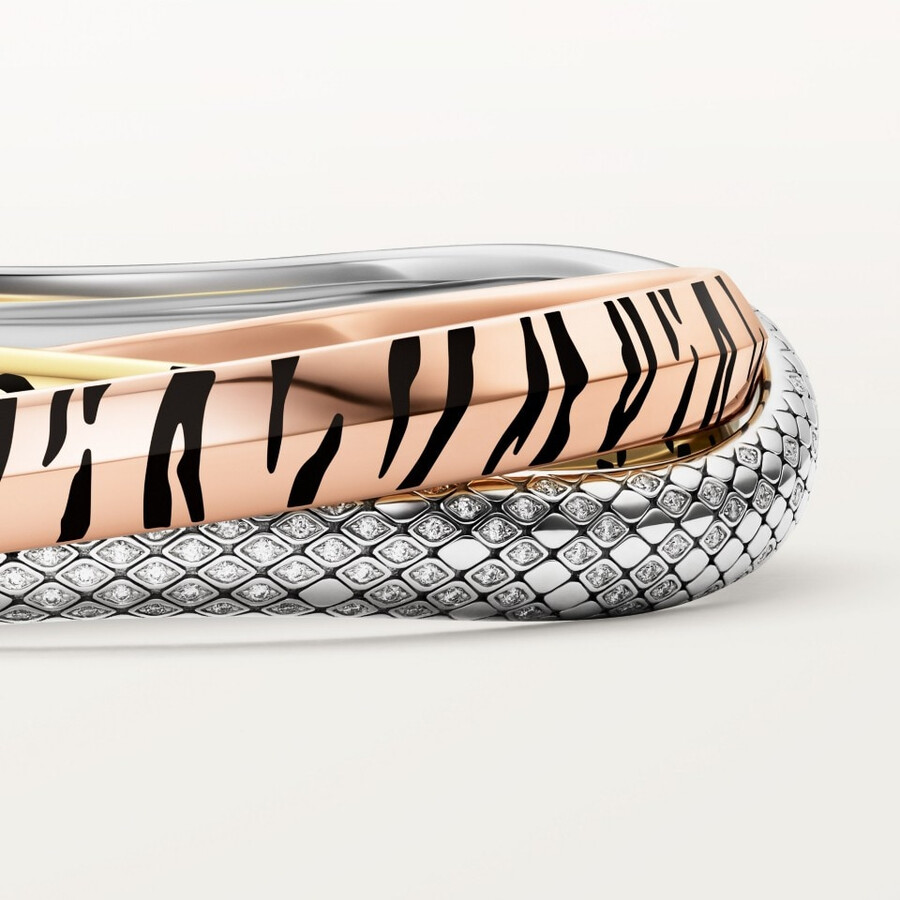 trinity-armband lack diamanten
