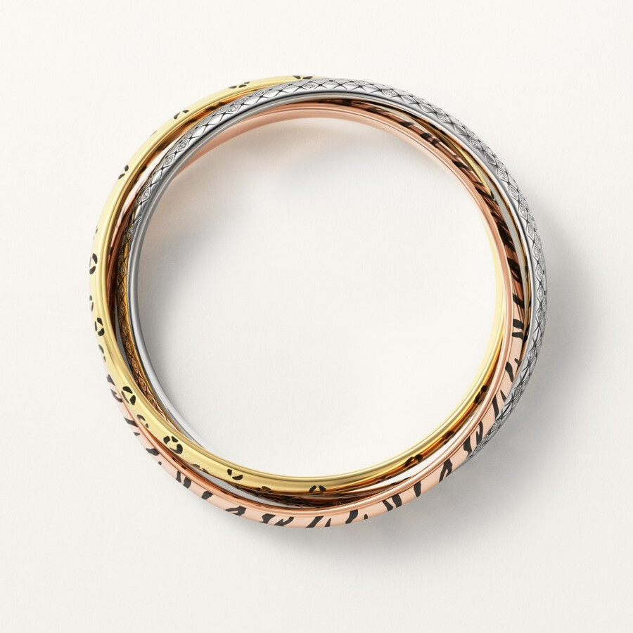 trinity-armband lack diamanten